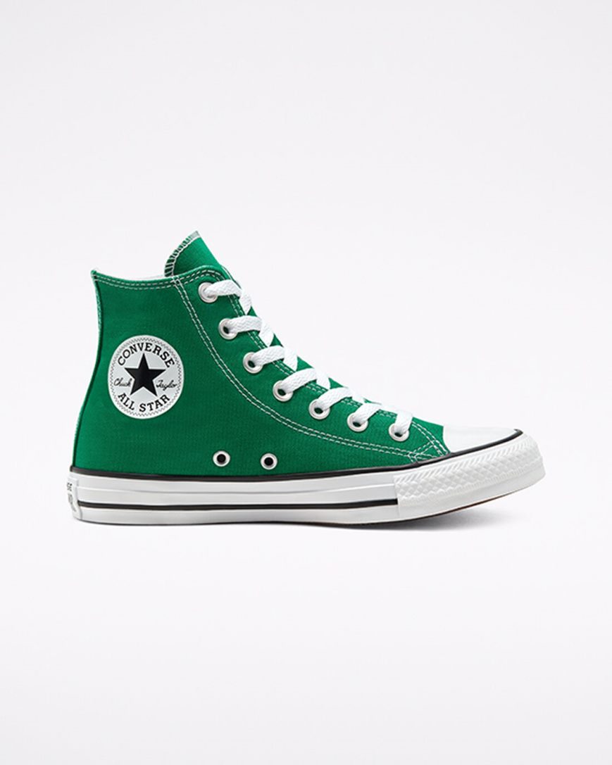 Tenisky Vysoke Converse Chuck Taylor All Star Klasické Damske Zelene Biele | SK KBWZ56